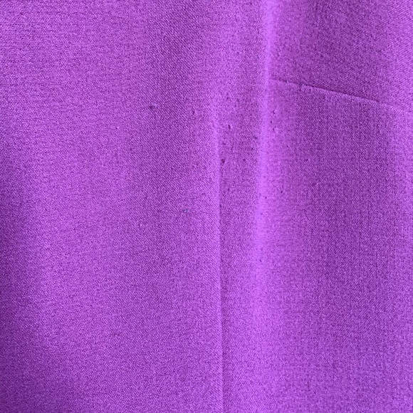 Ann Taylor Loft Dark Pink Scalloped V-Neck Sleeveless - Picture 6 of 6